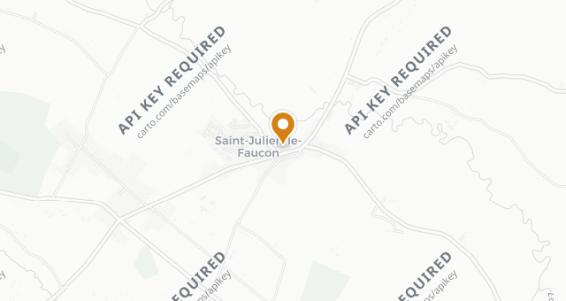 Map showing Aux Saint Jus