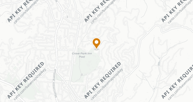 Map showing Sunset Terrace