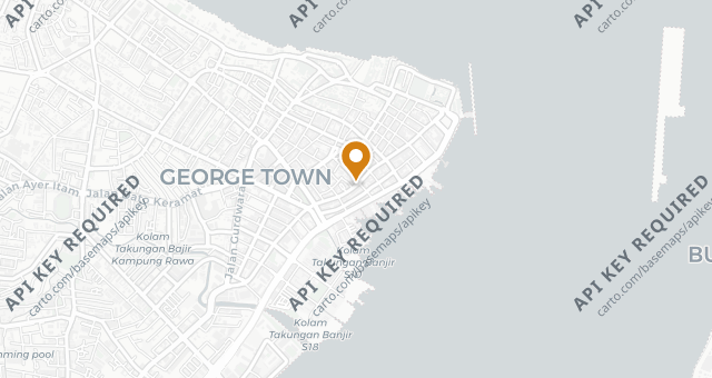 Map showing Du-An (Lebuh Pantai)