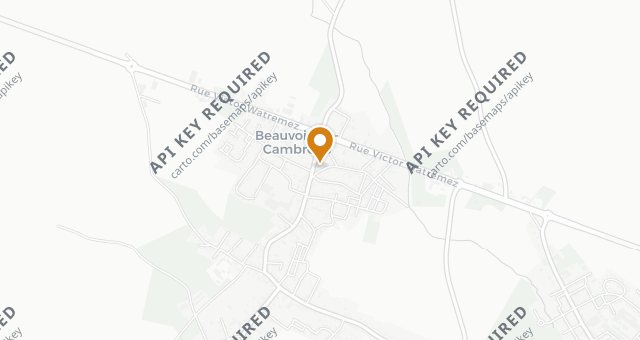 Map showing Le Contemporain