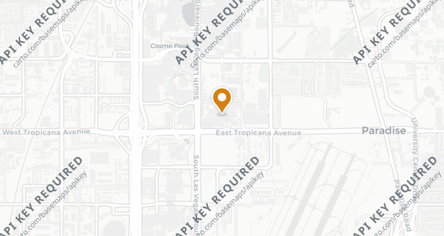 Map showing Hakkasan Las Vegas