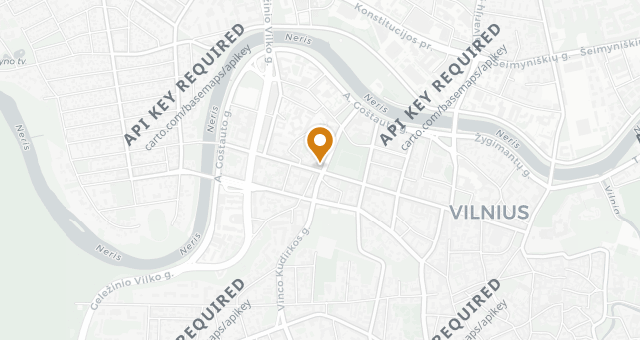 Map showing Dine