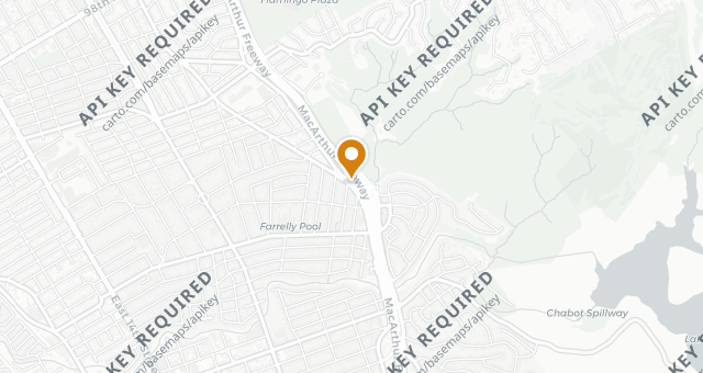 Map showing Top Hatters Kitchen