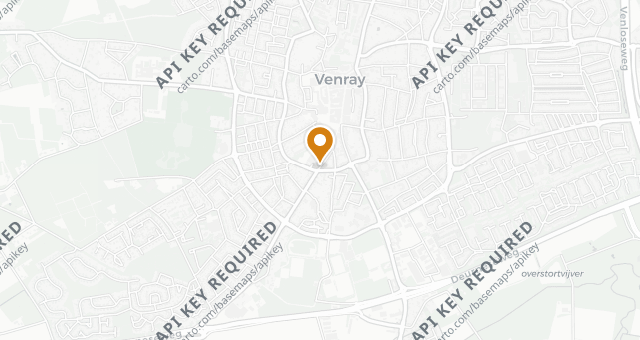 Map showing De Beejekurf