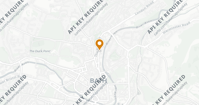 Map showing Walcot House