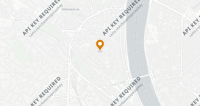 Map showing Pest-Buda Vendéglő