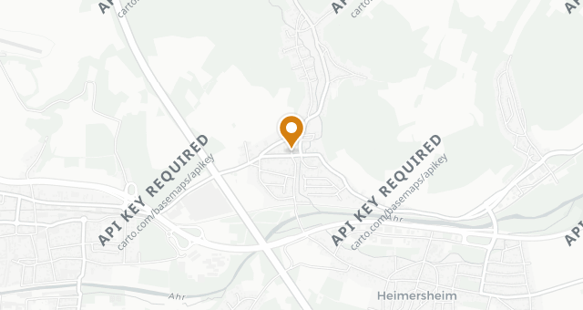 Map showing Steinheuers Restaurant