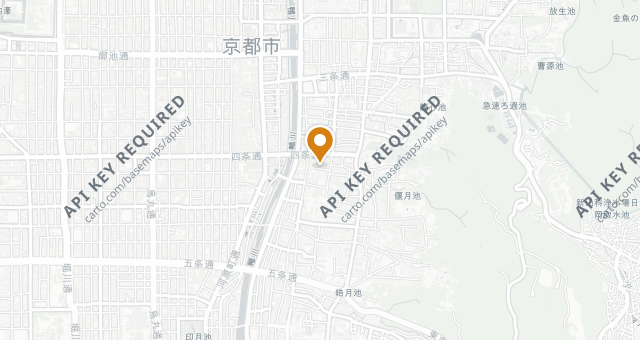 Map showing Gion Yorozuya