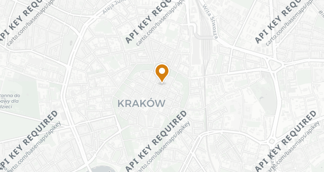 Map showing Pod Różą