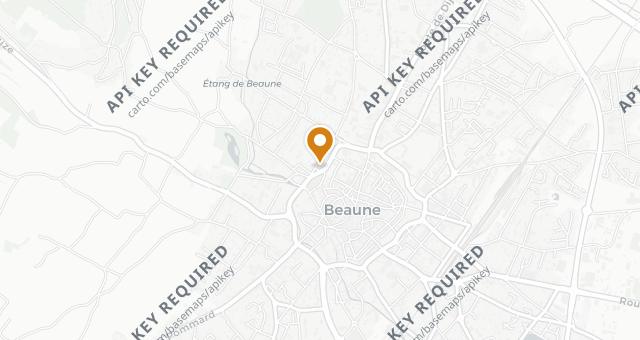 Map showing La Table du Square