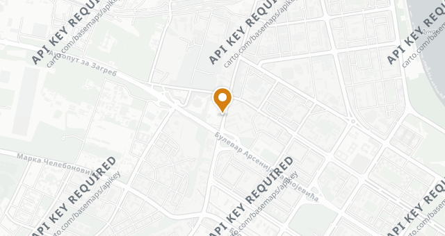 Map showing RESTORAN RADNIČKI