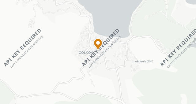 Map showing Orkide Bodrum