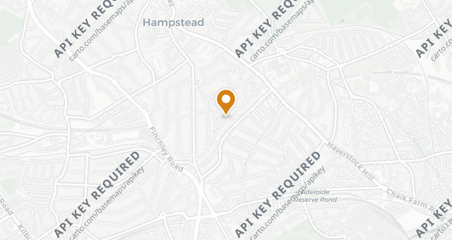 Map showing Cinder Belsize Park