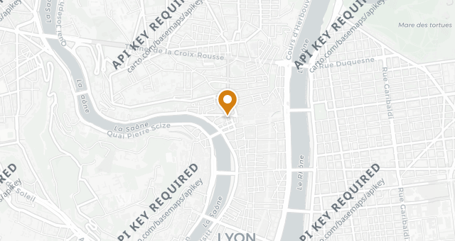 Map showing L'Atelier des Augustins