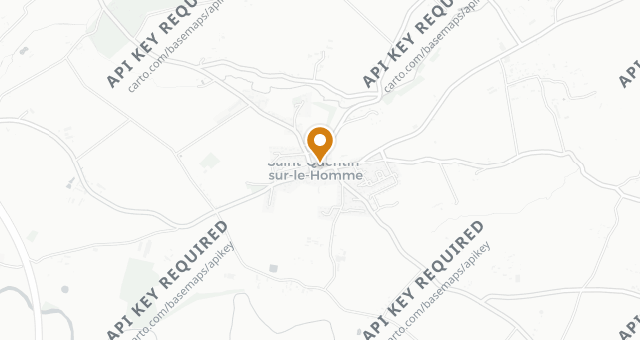 Map showing Le Gué du Holme