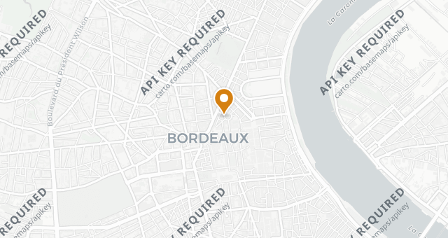 Map showing Le Chapon Fin