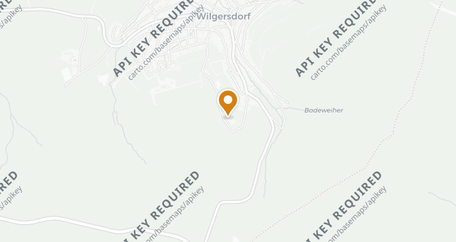 Map showing Gästehaus Wilgersdorf