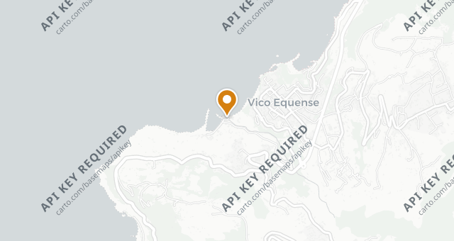 Map showing Torre del Saracino