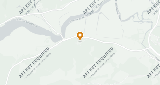 Map showing Afon