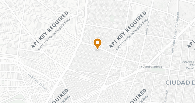 Map showing Taqueria El Paisa