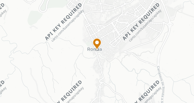 Map showing Tragatá Ronda