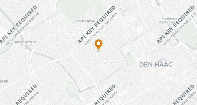 Map showing De Zoute Kater