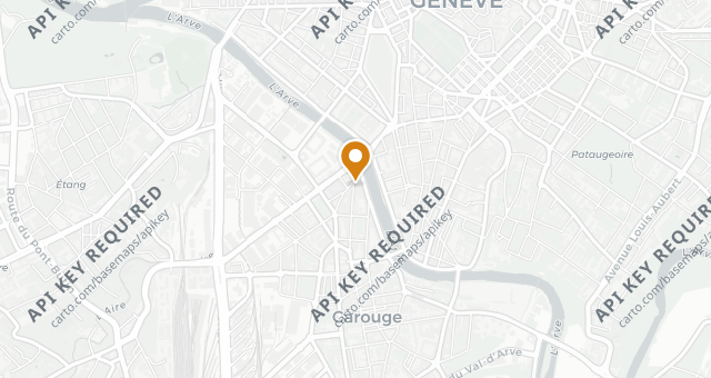 Map showing L'Agape