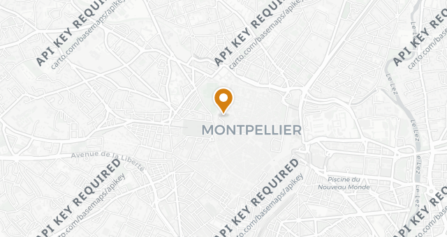 Map showing Le Petit Jardin