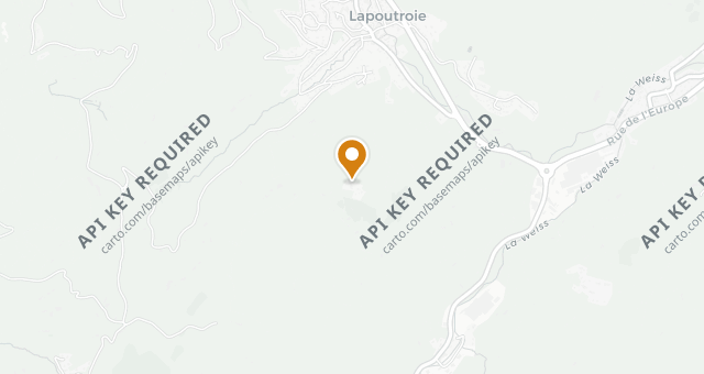 Map showing Les Alisiers