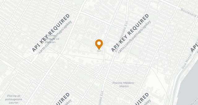 Map showing Annette bar à vin