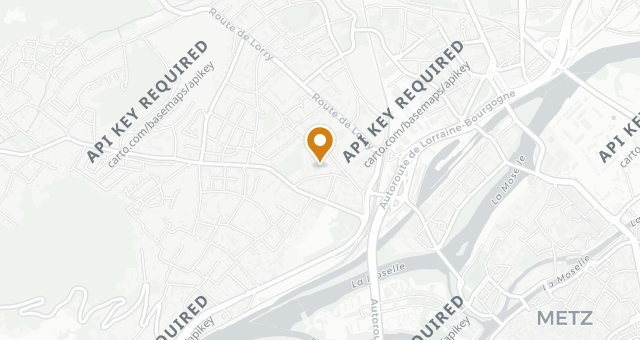 Map showing Les Jardins de la Matz