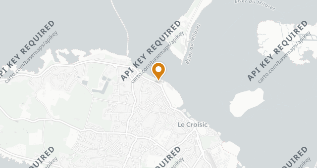 Map showing L'Estacade