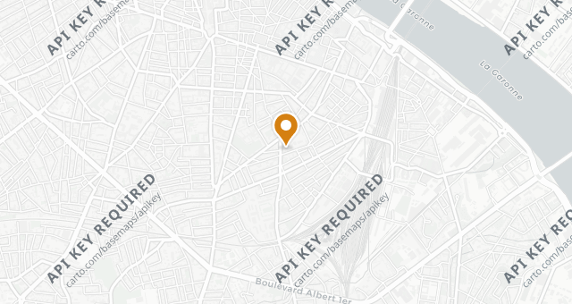 Map showing Maison Anh