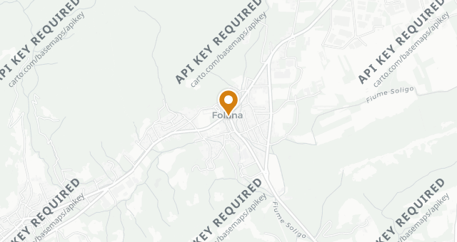 Map showing La Corte