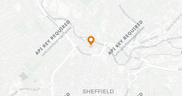 Map showing Bakers Yard Bakery