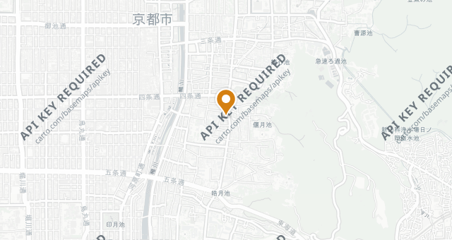 Map showing Gion Owatari