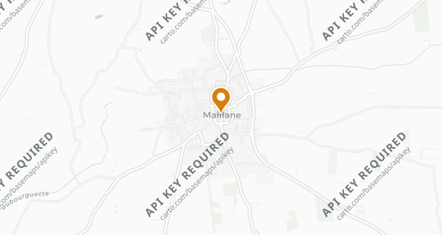 Map showing Maison Bernard