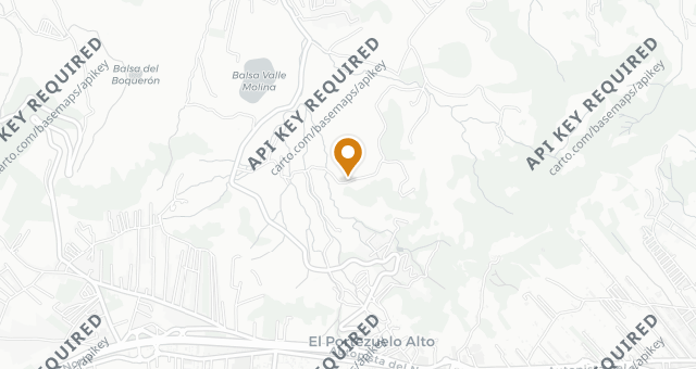 Map showing La Sandunga