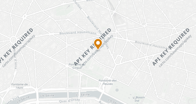 Map showing The White restaurant