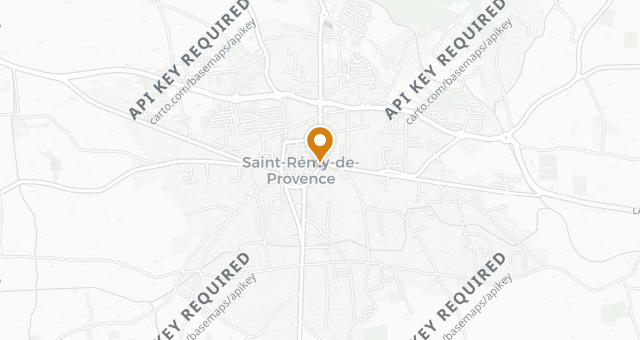 Map showing L'Auberge de Saint-Rémy - Fanny Rey & Jonathan Wahid