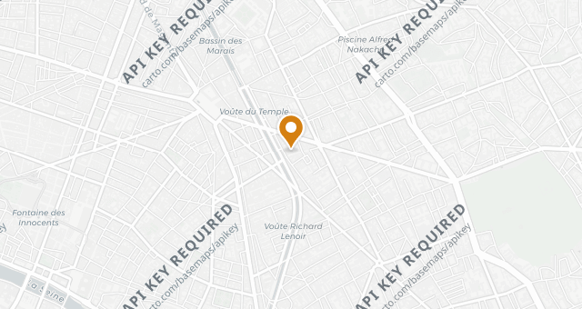 Map showing Aux Deux Amis