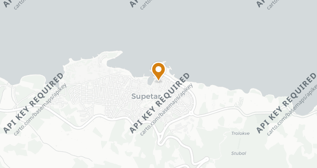 Map showing Konoba Kala