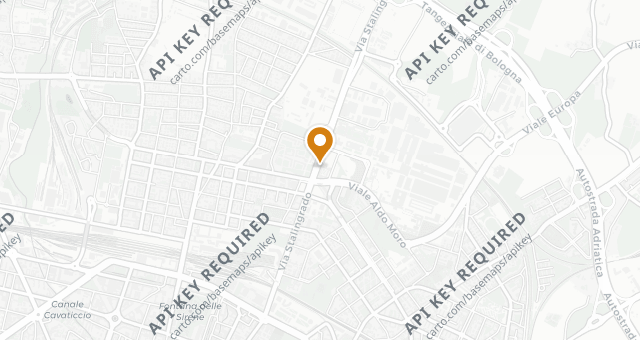 Map showing La Porta Restaurant