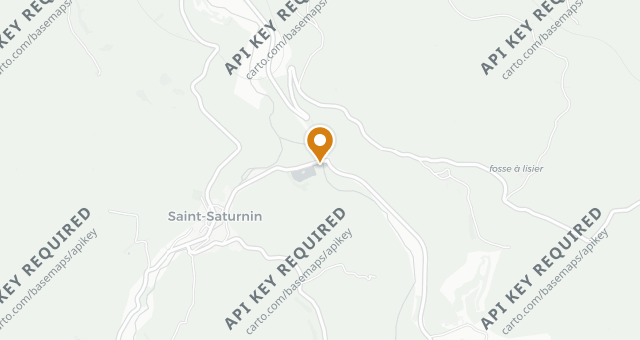 Map showing Le Moulin de la Santoire