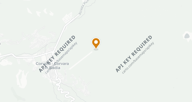 Map showing Rifugio Col Alt