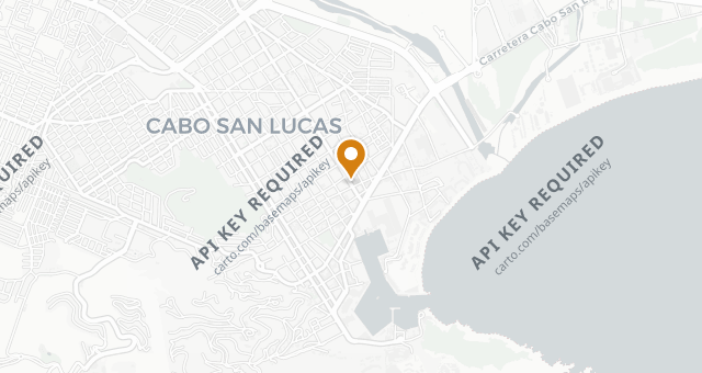 Map showing Los Tres Gallos