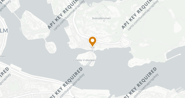 Map showing Oaxen Krog