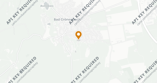 Map showing Restaurant Kurcafé Neumair