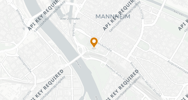 Map showing Rittersaal