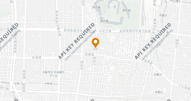 Map showing Chukasoba Uemachi